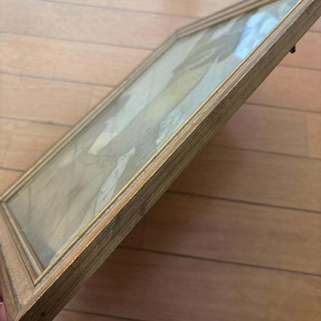 ヴィンテージ　ハワイ　Hawaii土産　絵画　ウクレレ　フラ