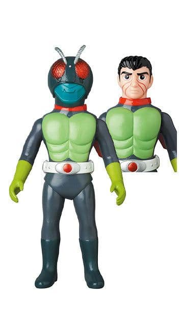 【新品/未開封】仮面ライダー 　面取れソフビ