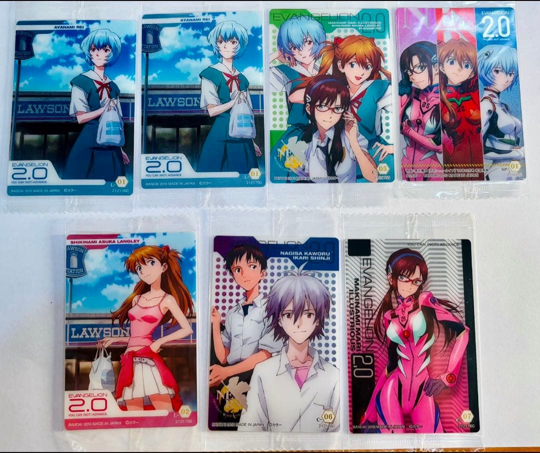 【未開封21枚】エヴァンゲリオン2.0 希少カード（年末限定セール）