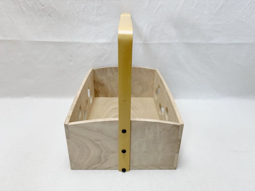 未使用 茶道具 中谷秀斎作 六瓢透 手持ち 莨盆 喫煙具 木工芸 共箱