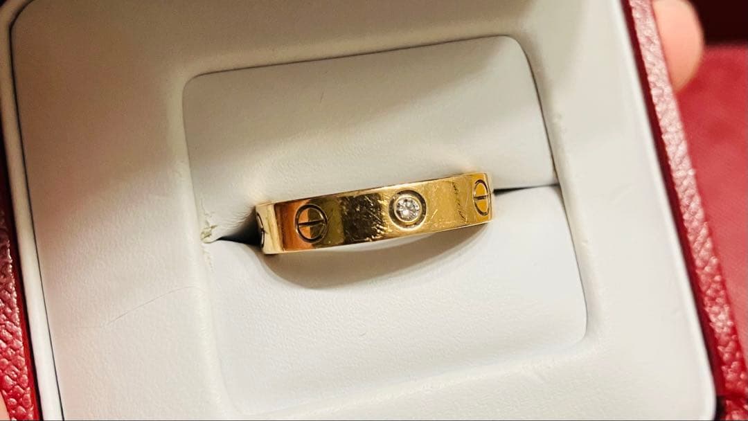 Cartier ゴールドリング ダイヤ