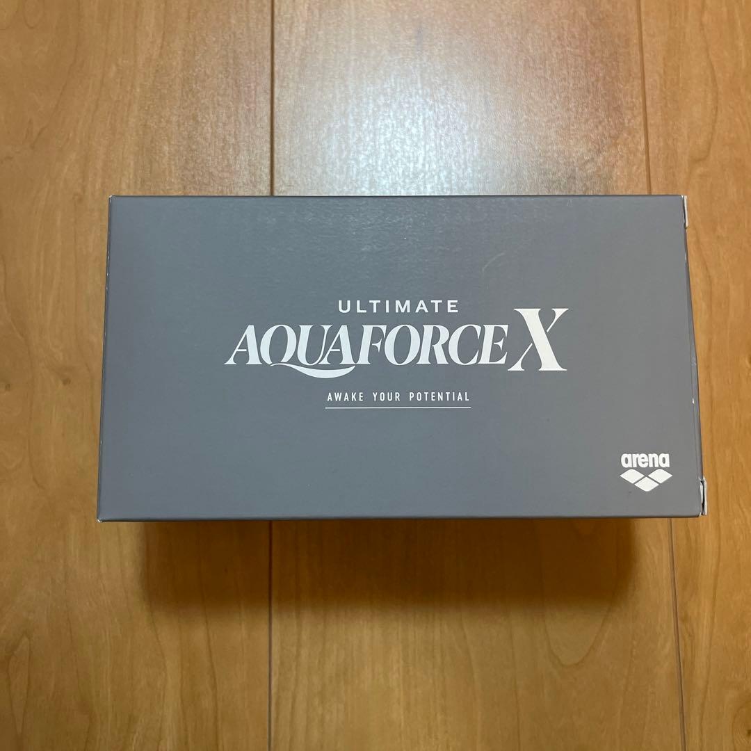 【レイレイ】arena AQUAFORCE X 競泳水着 M スカイブルー