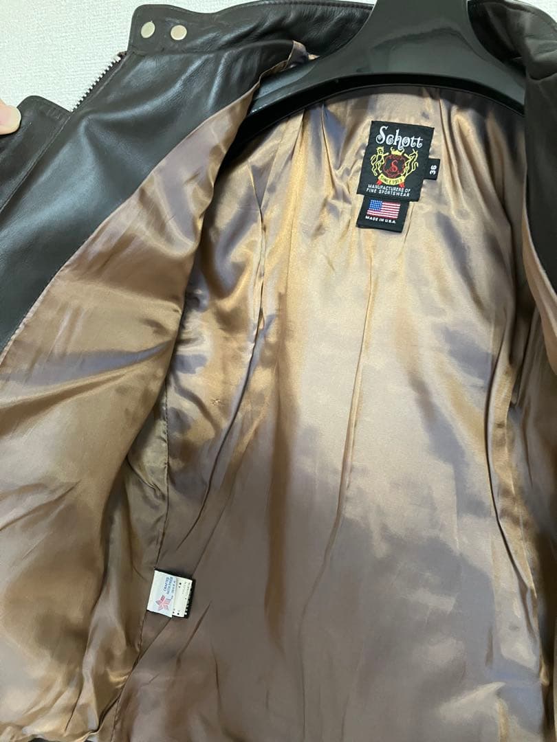 Schott シングルライダース レザージャケット