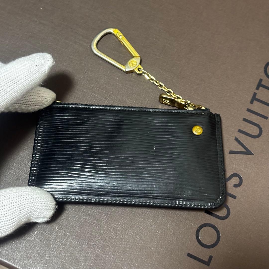 ルイヴィトン エピ ポシェットクレ ブラック キーケース ケース