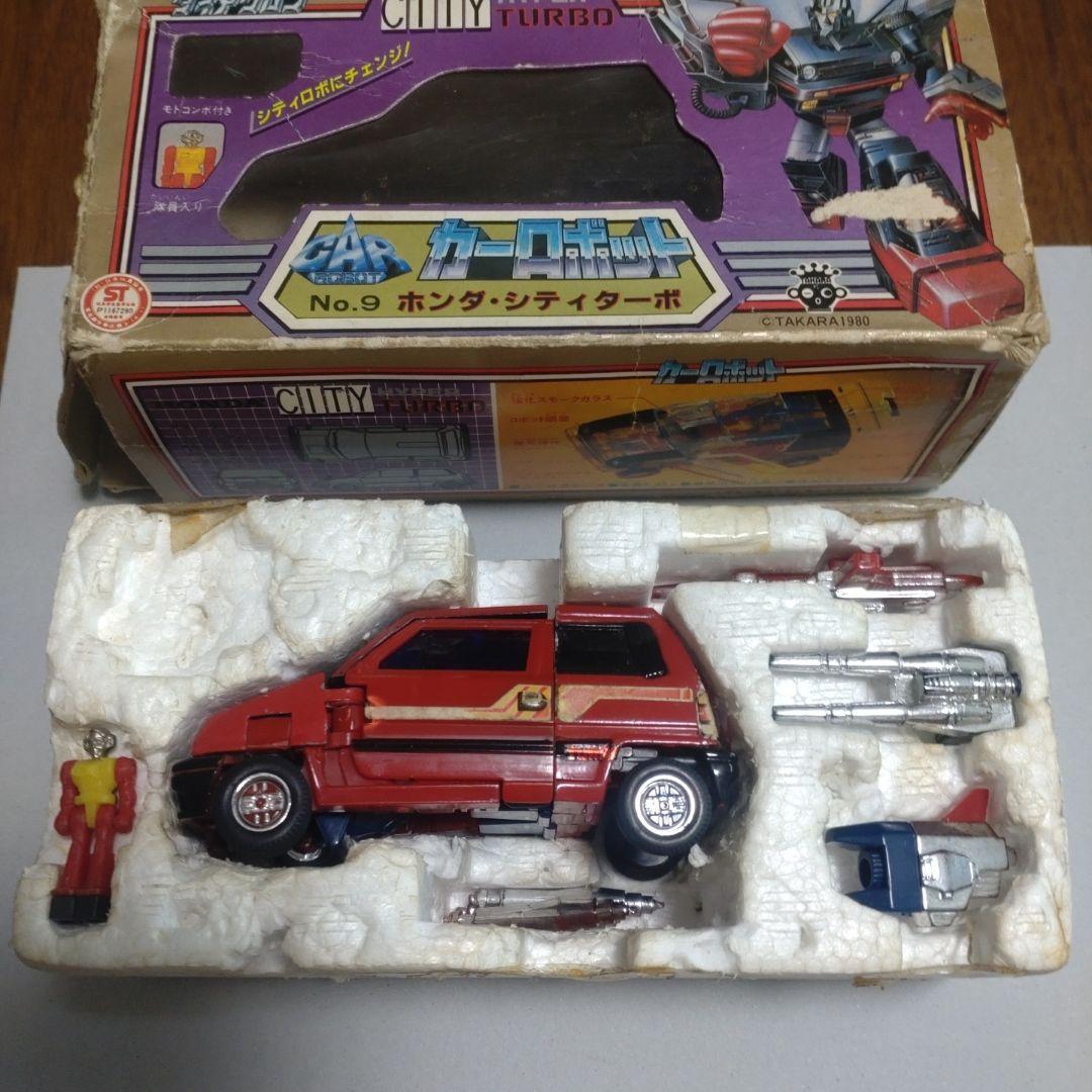 ダイアクロン　カーロボット　No.9 ホンダ・シティターボ　赤