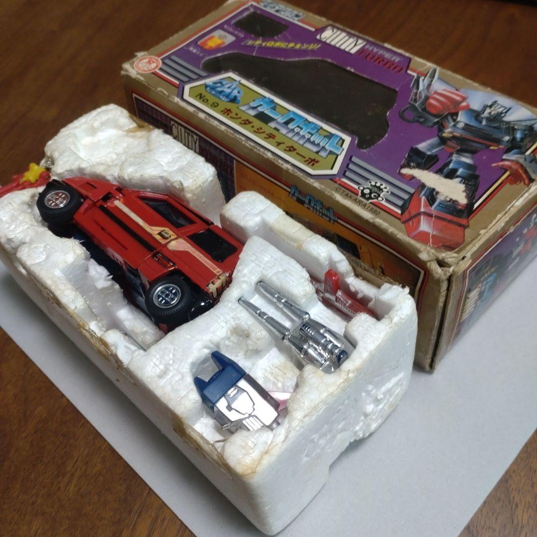 ダイアクロン　カーロボット　No.9 ホンダ・シティターボ　赤