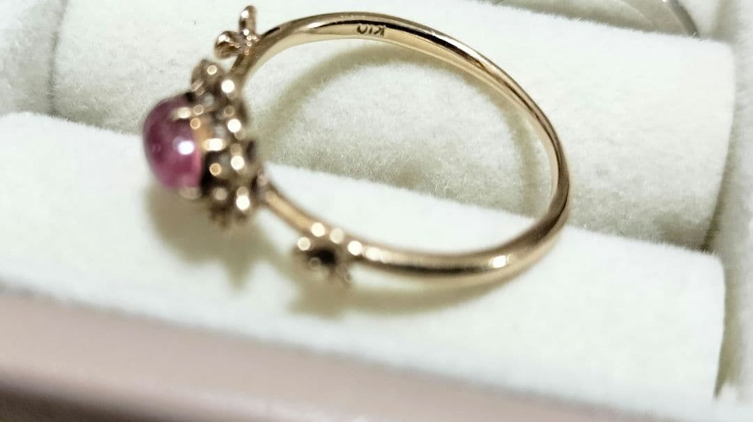 ジィオデシック ニンファー K10 ピンクトルマリン 12.5号