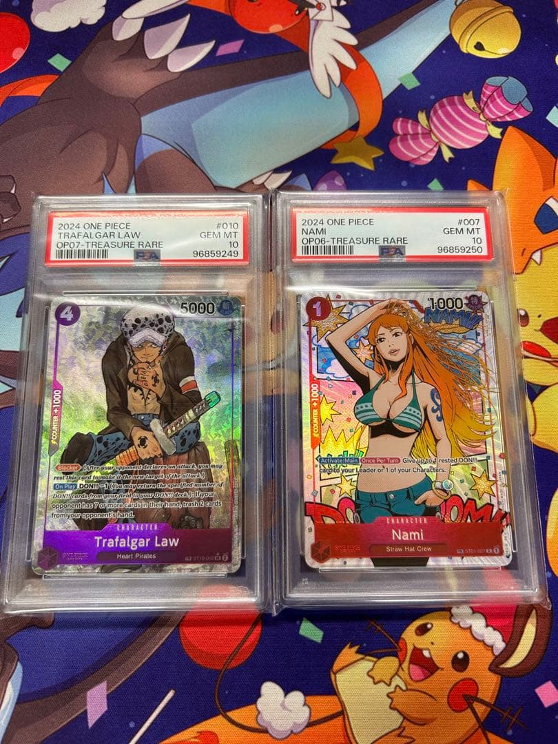 psa10 ナミ　トレジャーレア　トラファルガーロー　トレジャーレア