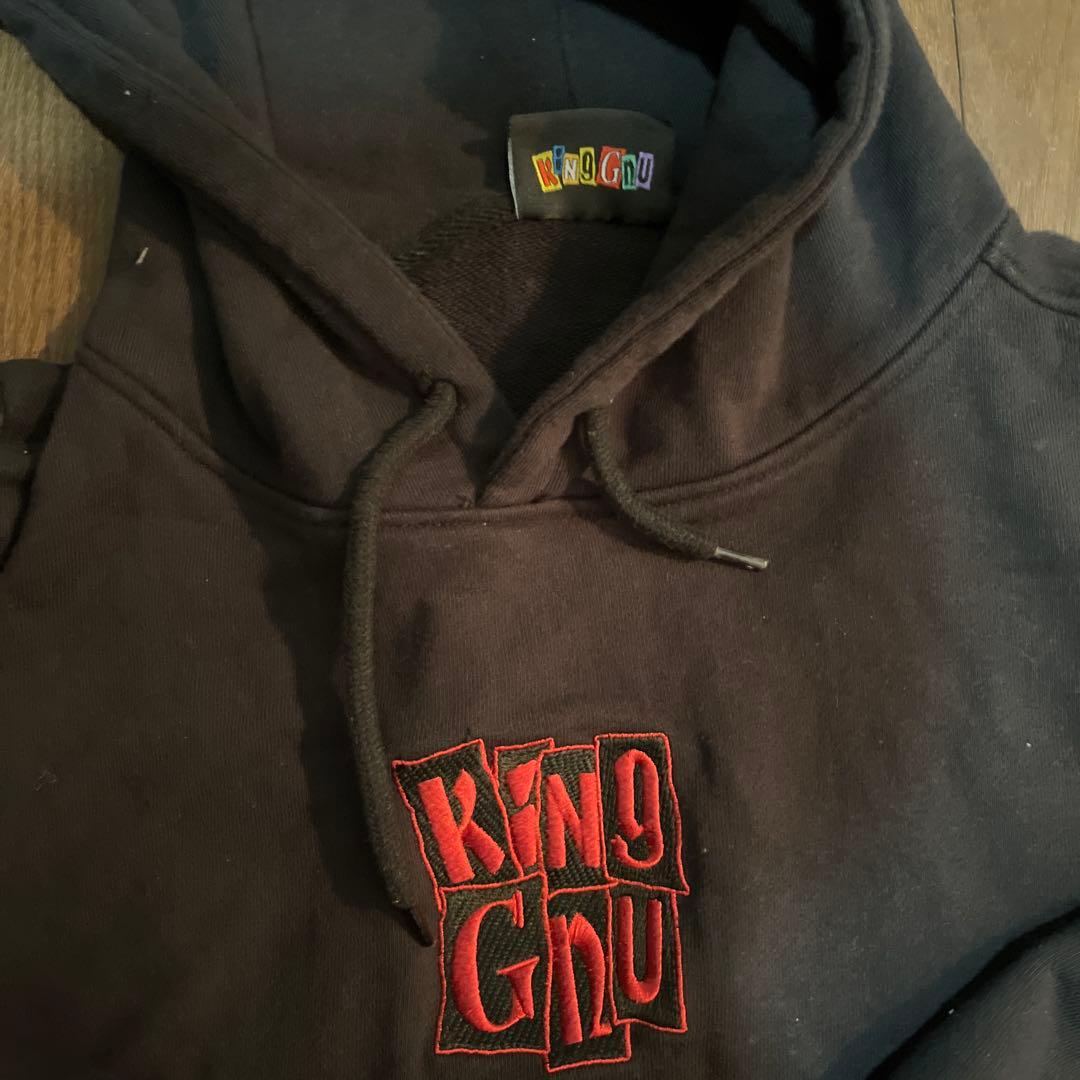 KING GNU フーディ 黒ロングtシャツオレンジ　灰色クラブヌーの3点セット