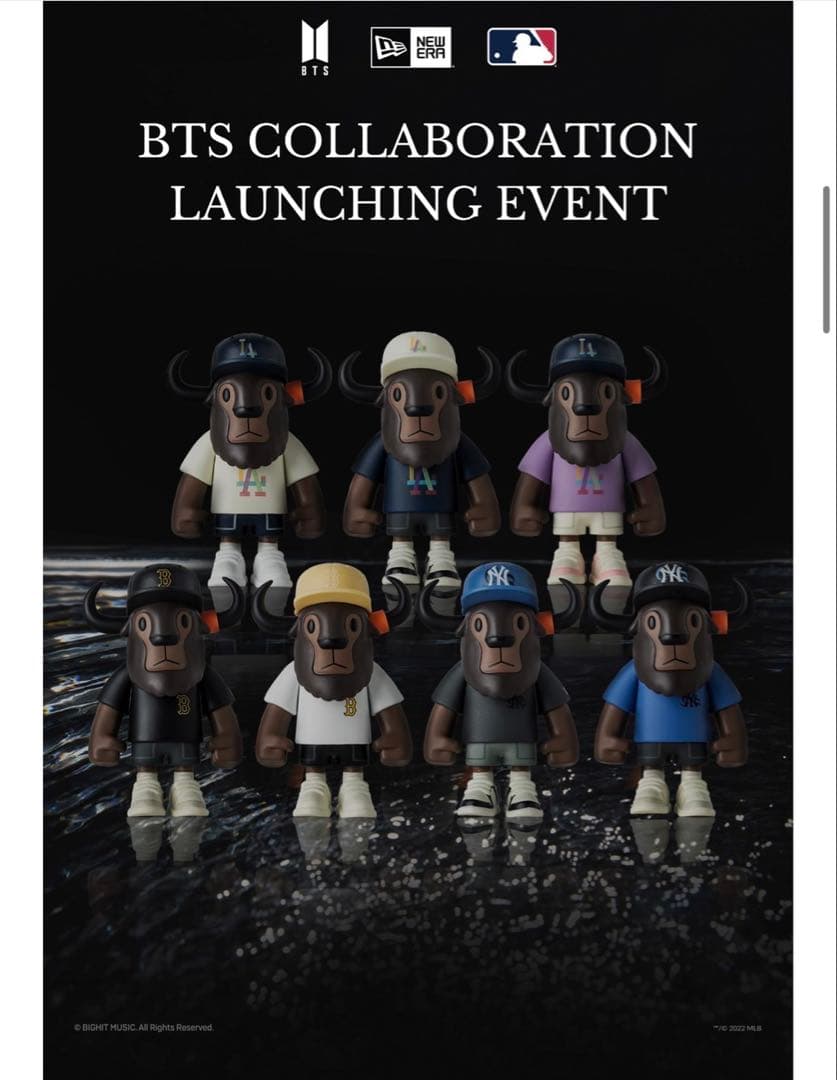 BTS×MLB⭐︎NEW ERA☆非売品限定フィギュア⭐︎FFALO⭐︎レア⭐︎韓国限定