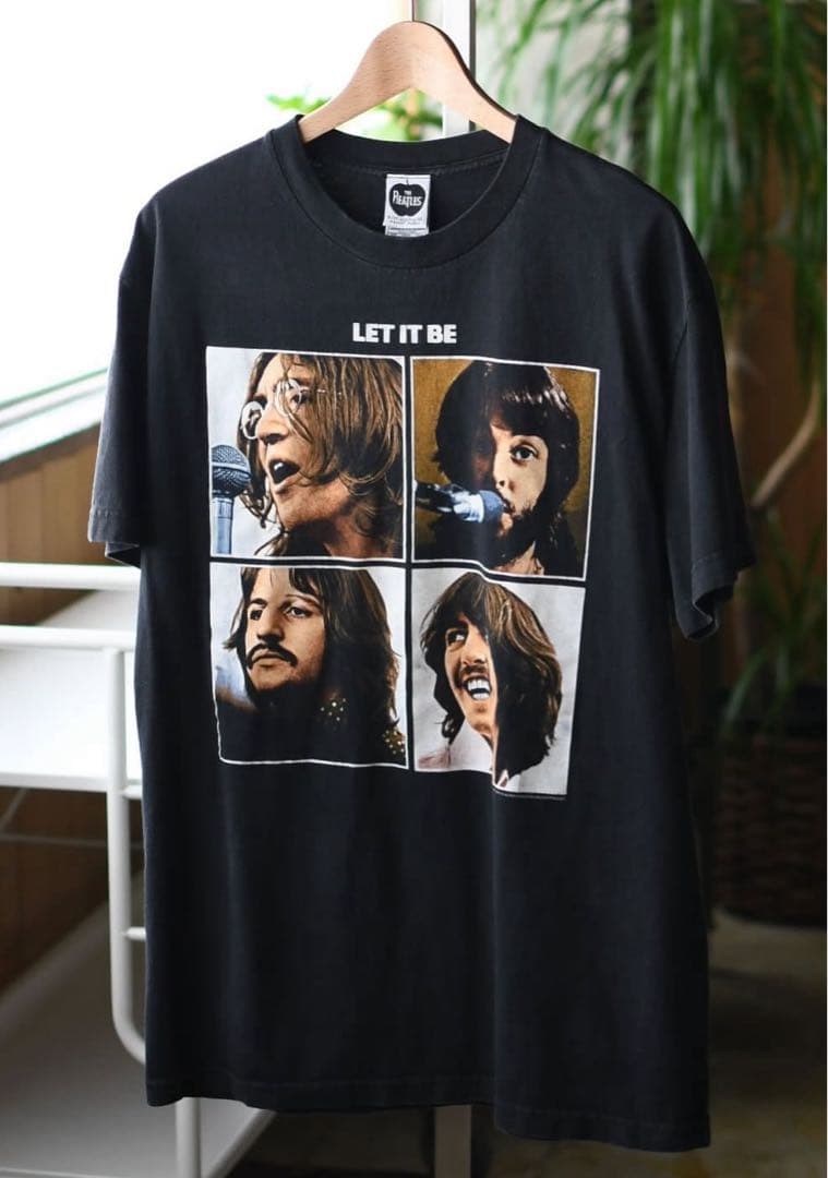 THE BEATLES LET IT BE Tシャツ Lサイズヴィンテージ