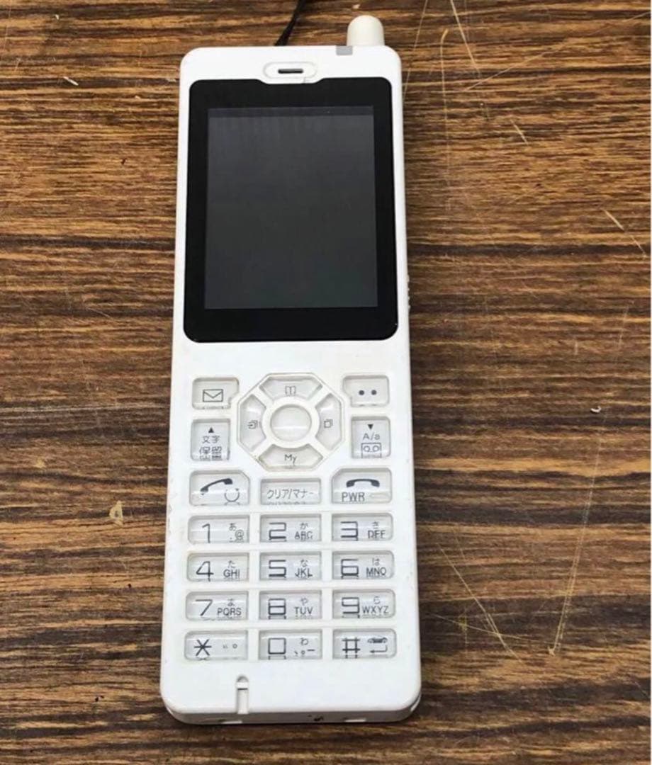 willcom WX01JR 日本無線 PHS JRC白ロム 電池あり送料無料