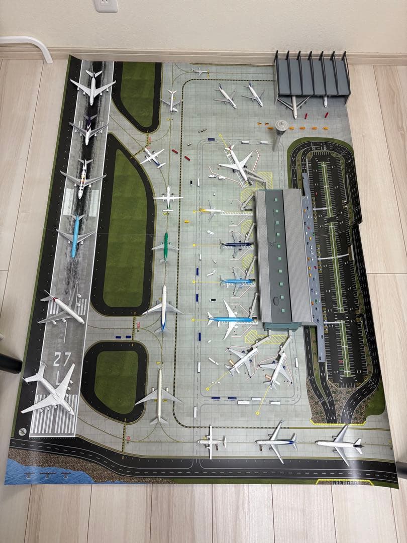 ①GJARPTB2 空港ターミナルビル　②GJAPS006 専用マット　セット