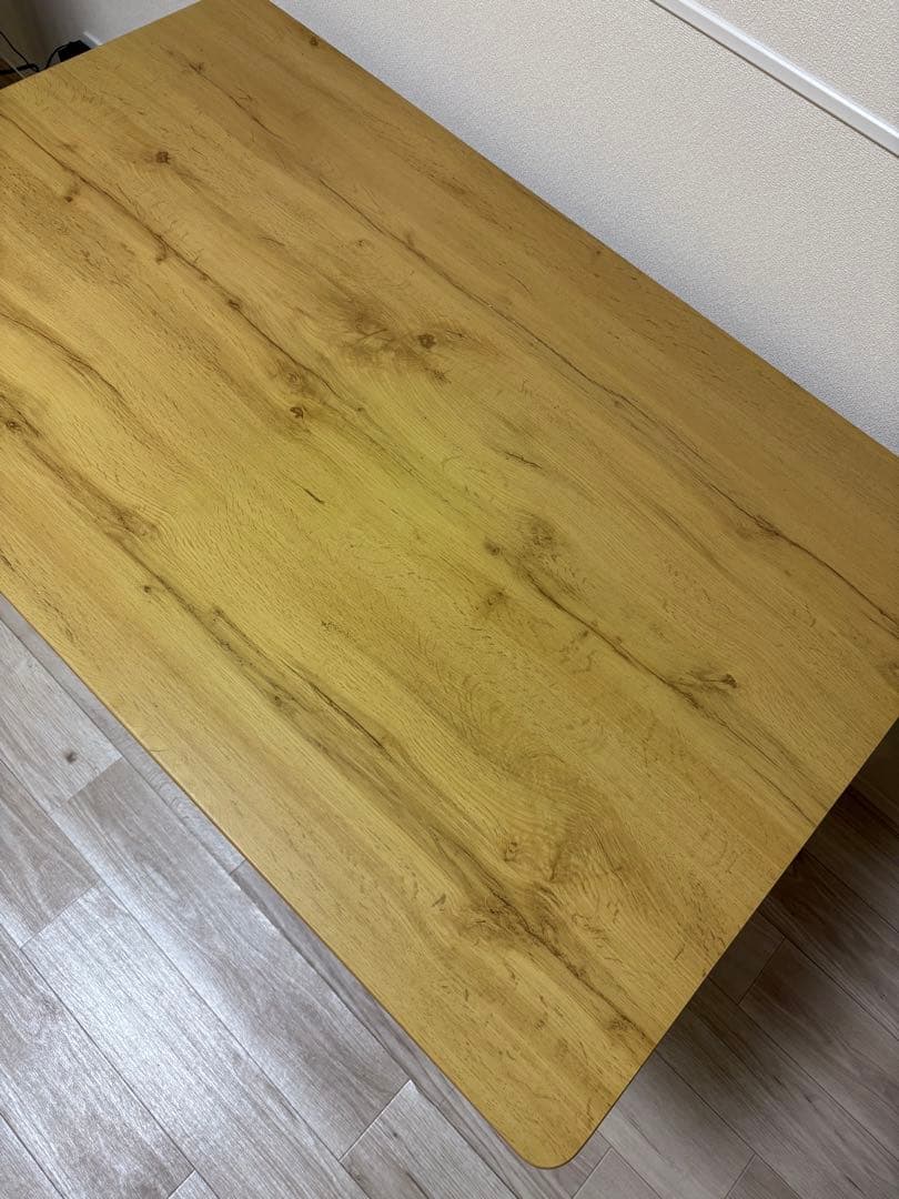 ニトリ　ガス圧式　昇降テーブル/ダイニングテーブル120㎝幅