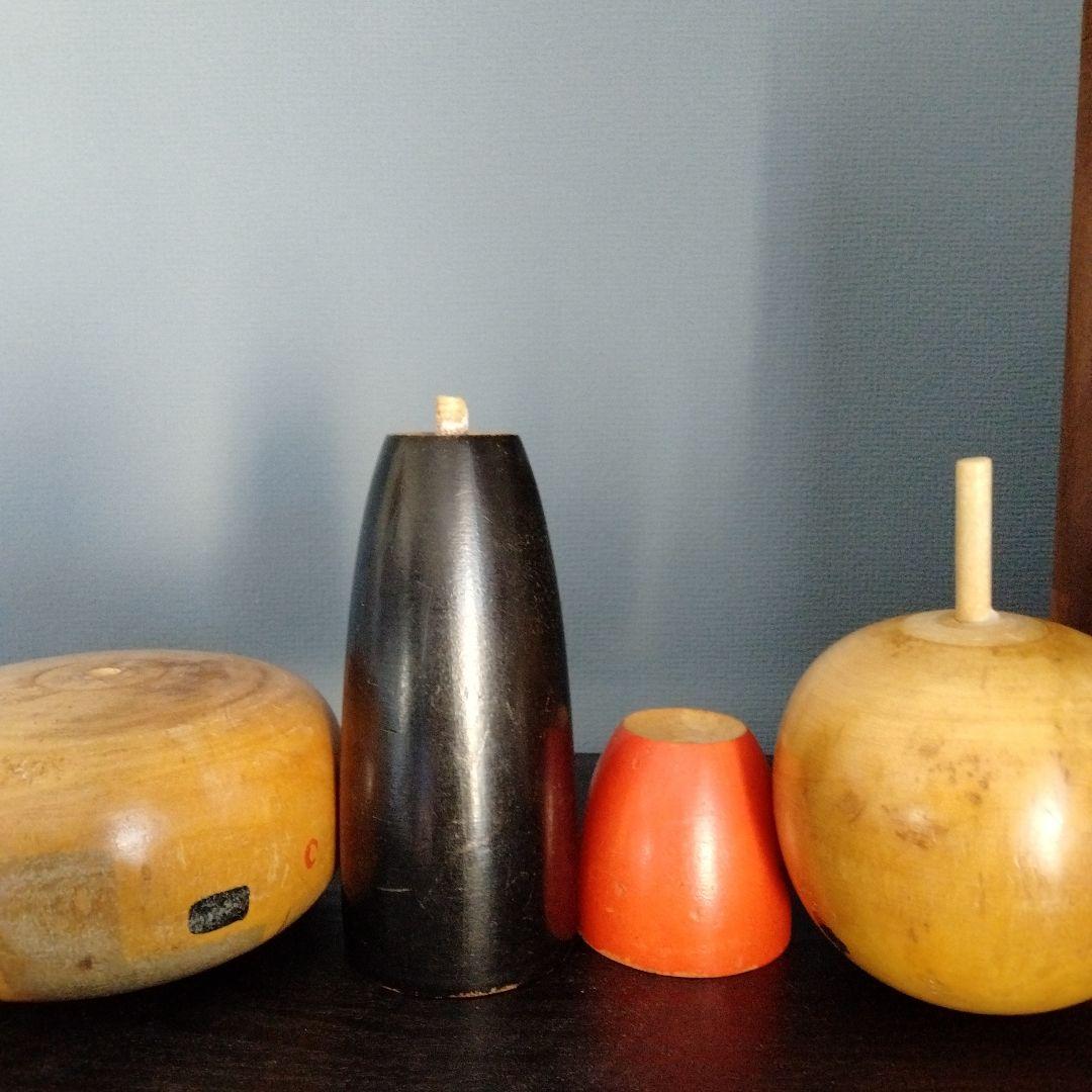 木製こけし 大小2体セット