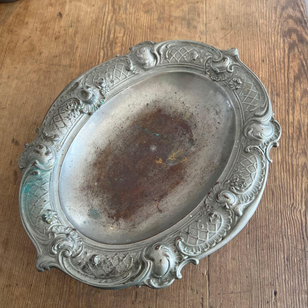 メタル製オーバルコンポティエ