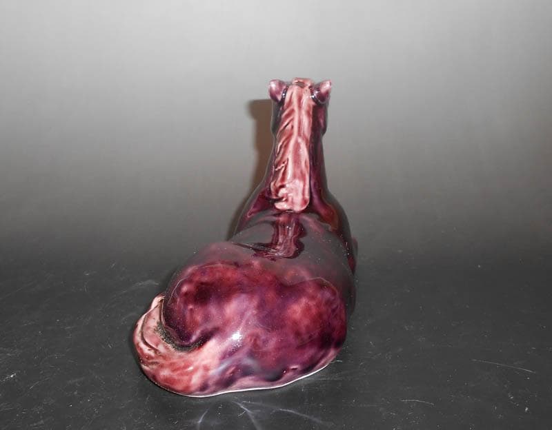 九谷焼　二代　徳田八十吉 午　馬 フィギュリン　置物 共箱 文化勲章　2307