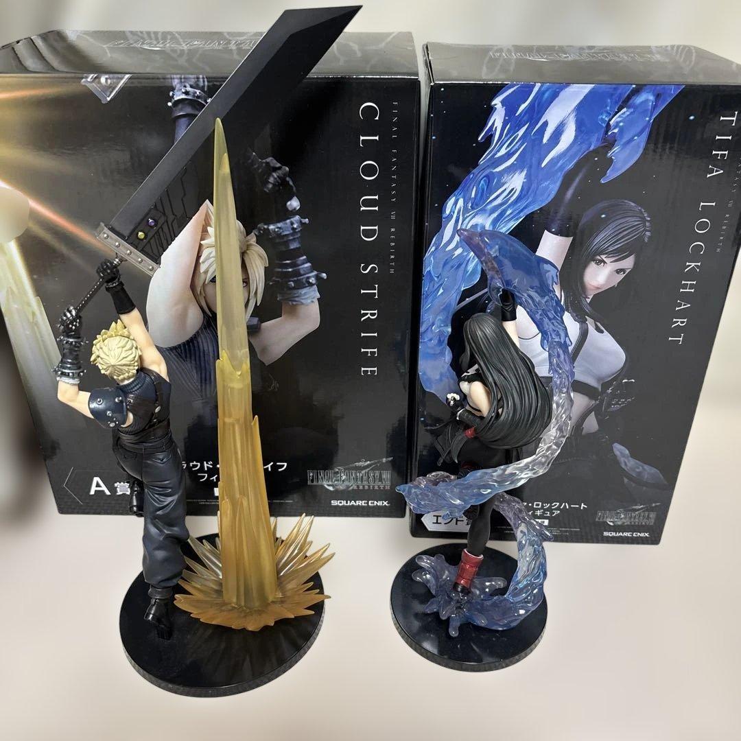 開封品　FF7 一番くじA賞クラウドとラストワン賞ティファ