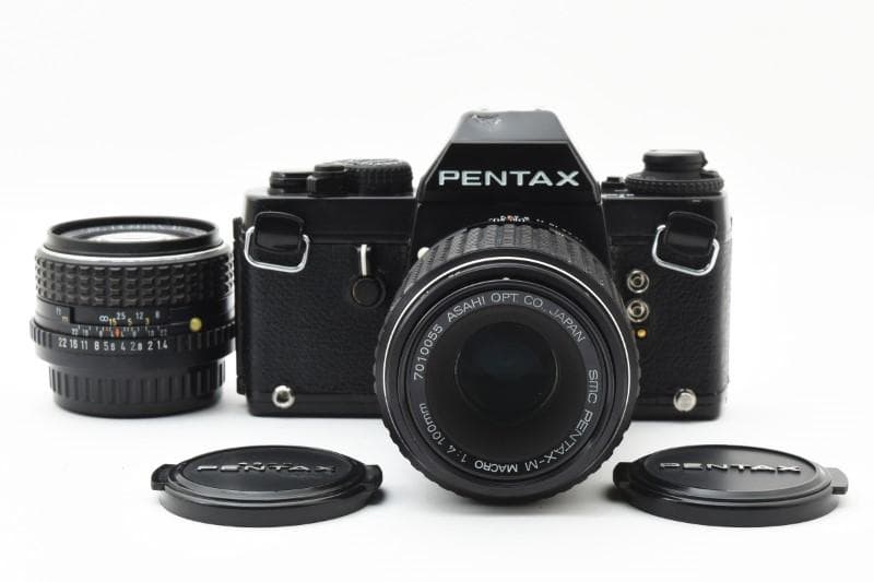 フィルムカメラ Pentax LX,PENTAX-M 50mm f/1.4,100mm f/4