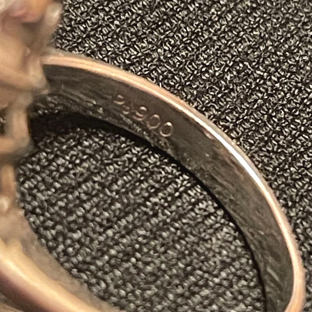 ダイヤデザインリング　プラチナPt900刻印あり　ダイヤ2ct刻印あり