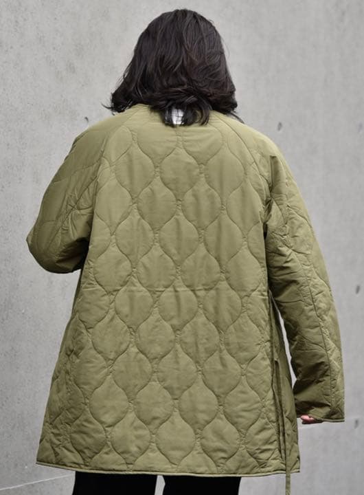 【SHIPS別注】MACOBER:ミリタリー キルティング ジャケット