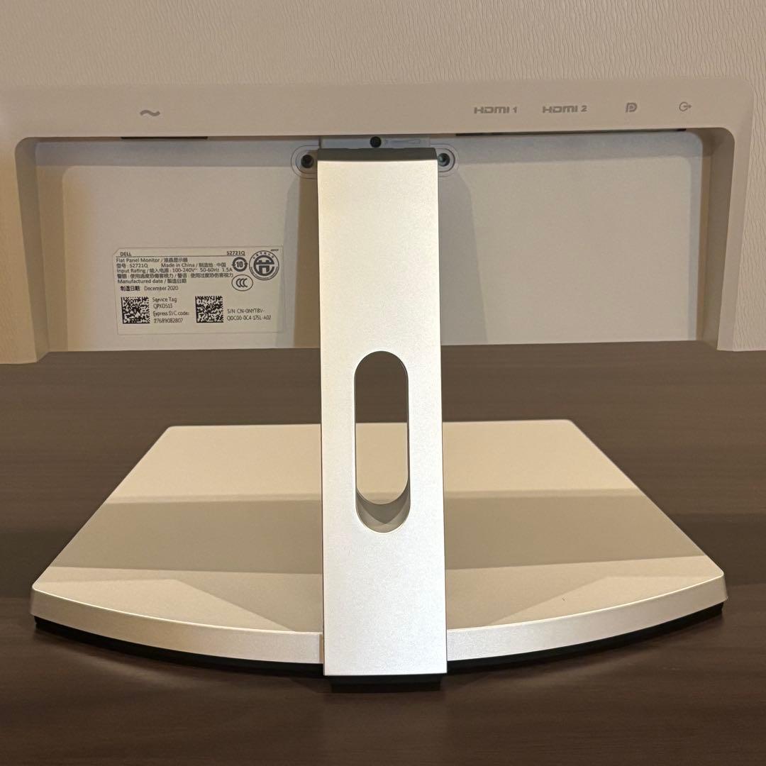 Dell S2721Q　27インチ 4K モニター ディスプレイ