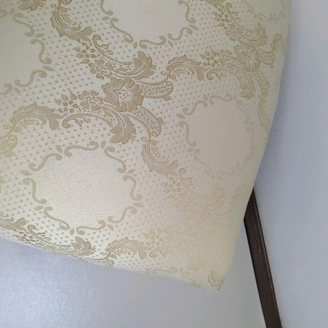 ホワイト 猫脚スツール ロココ調 アンティーク