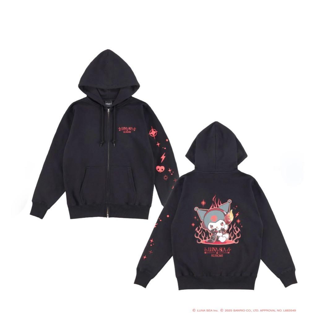 パーカ LUNASEA クロミ ルナフェス KUROMI ルナシー ジップアップ