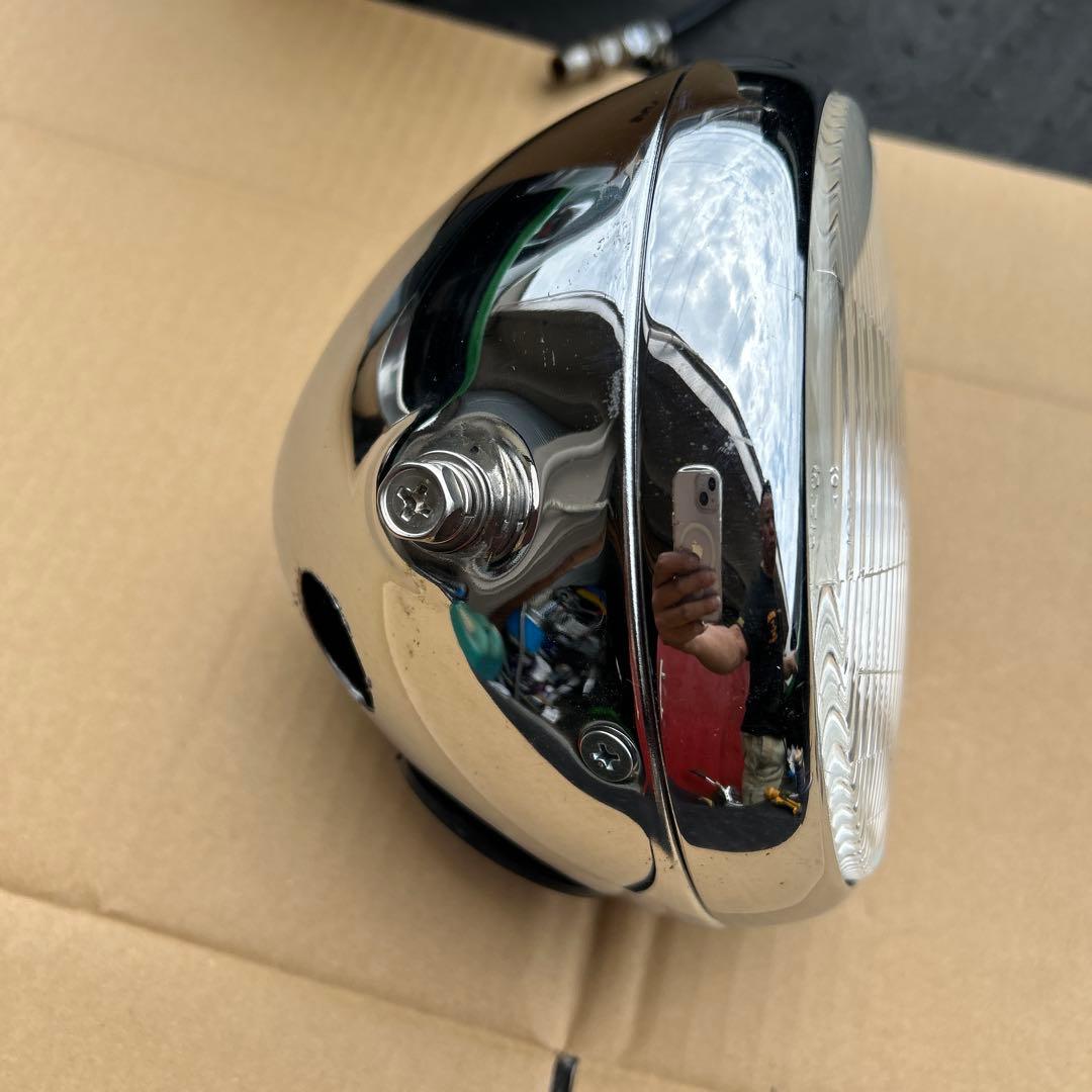 SR400 社外ベッドライト砲弾型