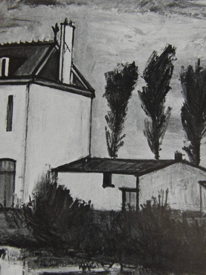 ベルナール・ビュッフェ、「La maison balanche」