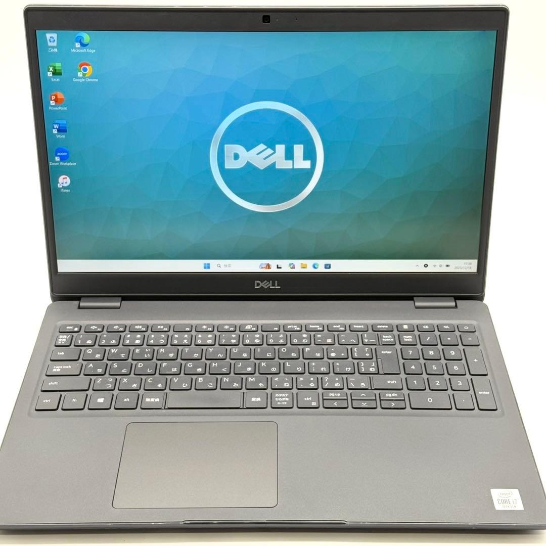 DELLノートパソコン 第10世代i7 高速静音 新品512ベンチマークS 軽量