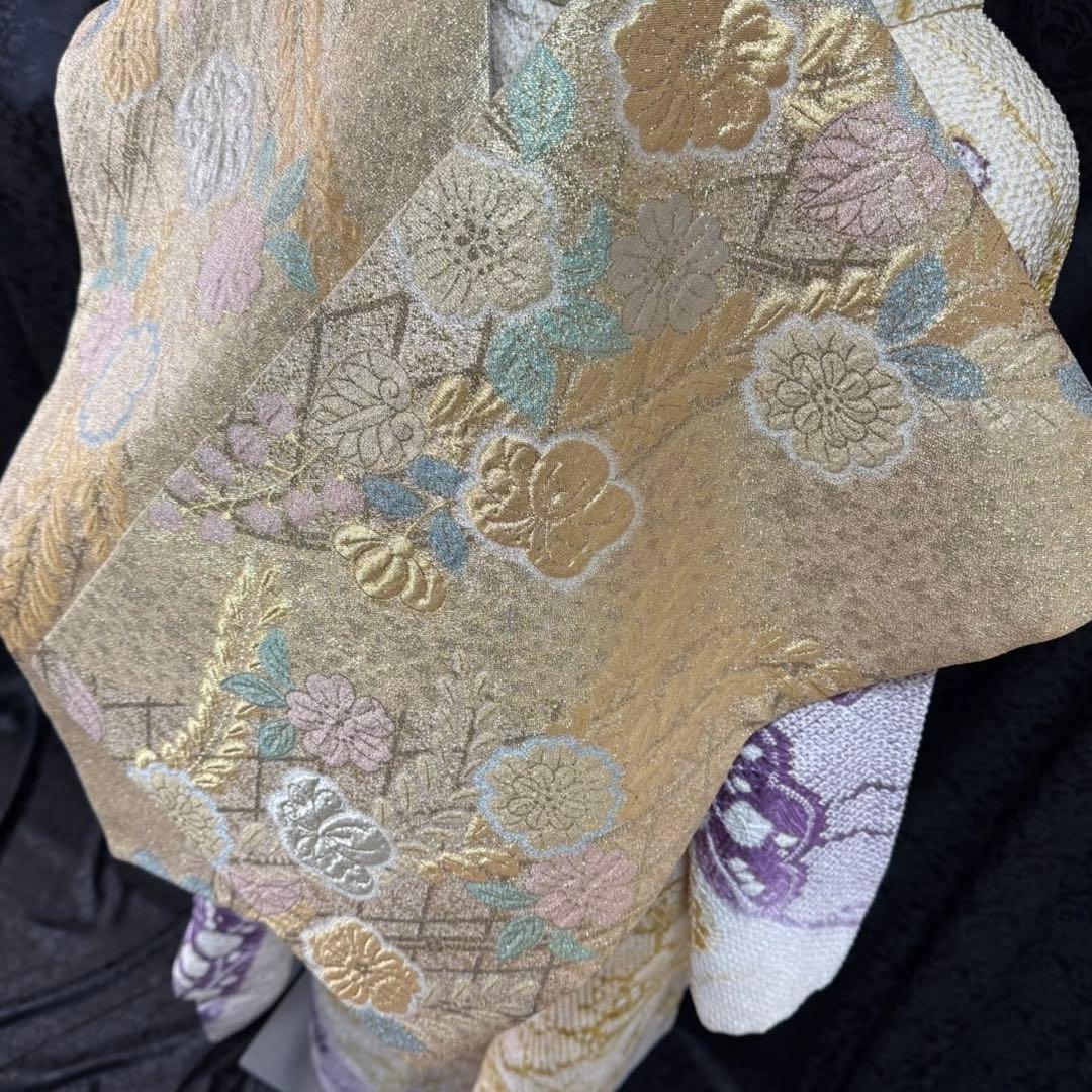 藤娘きぬたや　美品　総絞り　本絞り　名品　牡丹　逸品　フルセット　振袖　振り袖