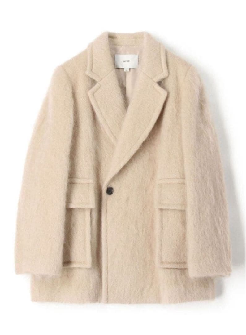 HYKE ウールモヘヤ コート