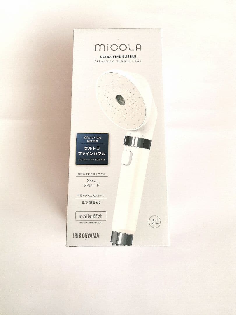 MiCOLA シャワーヘッド　ウルトラファインバブル クレンジングシャワーヘッド