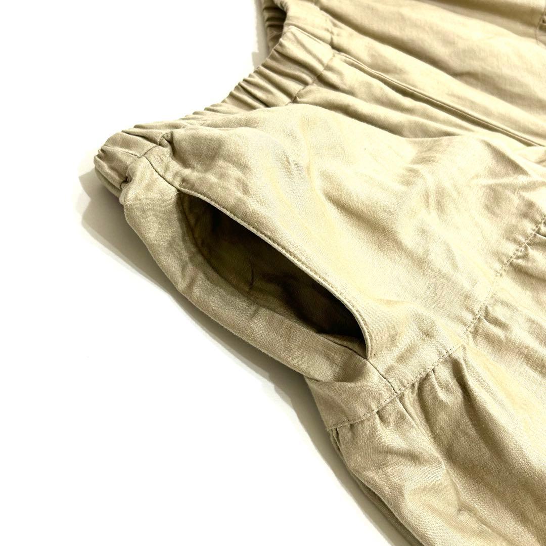 PINKHOUSE ピンクハウス ティアード ワイドパンツ フリル 綿 麻