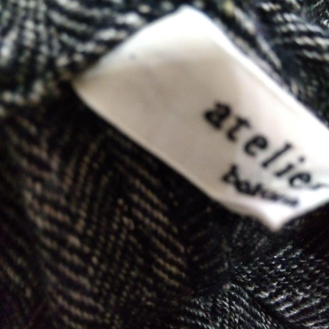 2024年秋冬　アトリエナルセ　シェットランドウールリネンサルエルパンツ