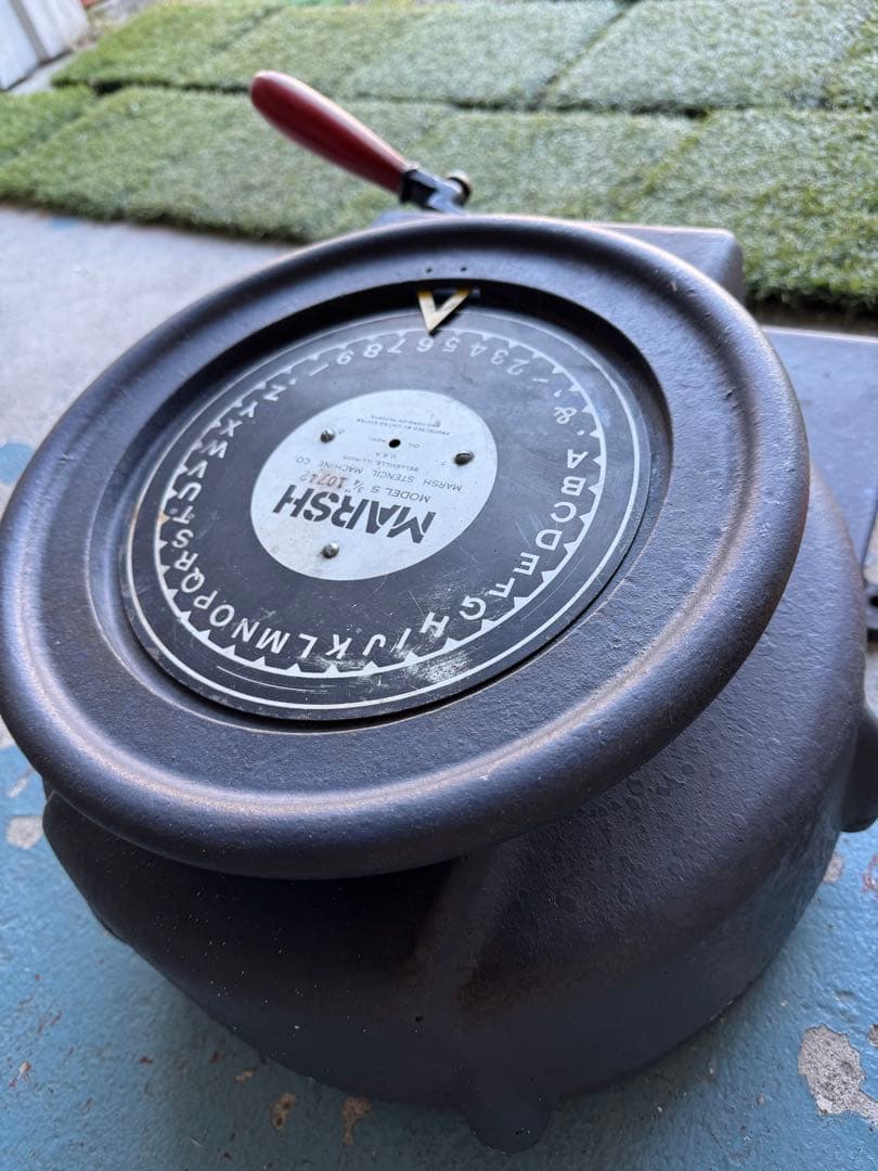 MARSH ステンシルマシン　世田谷ベース好き　ミリタリー好きな方に　3/4