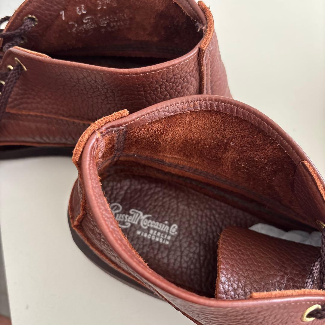ラッセルモカシン／スポーティングクレイチャッカー／ブラウン／7EE