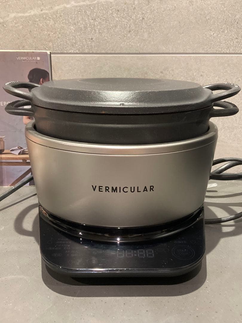 VERMICULAR ライスポットミニ　ソリッドシルバー PH19A 3合炊き