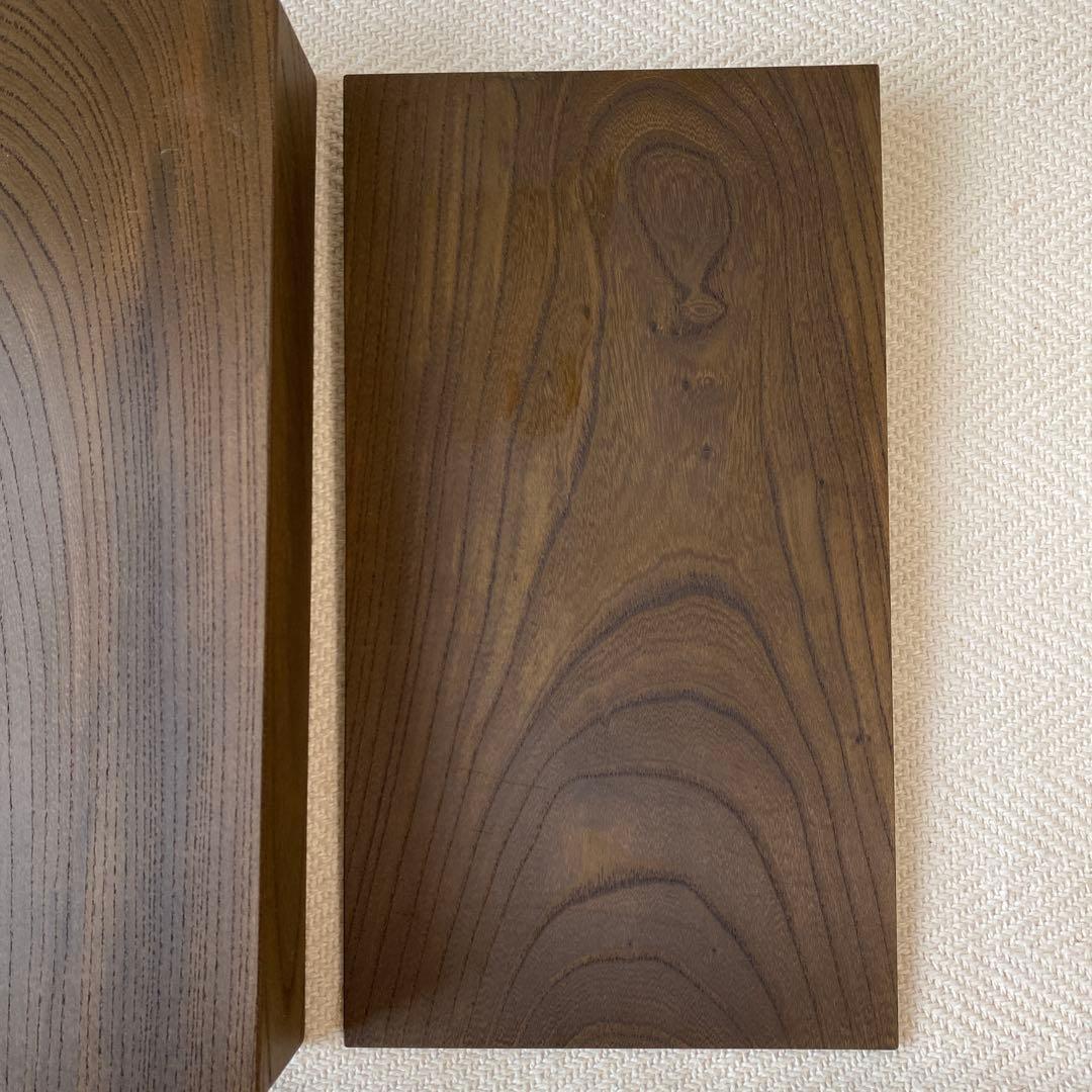 ③ 千年の神代銘木箱 発掘古代木 数珠 念珠箱 トンボ玉用宝箱 天然木の箱