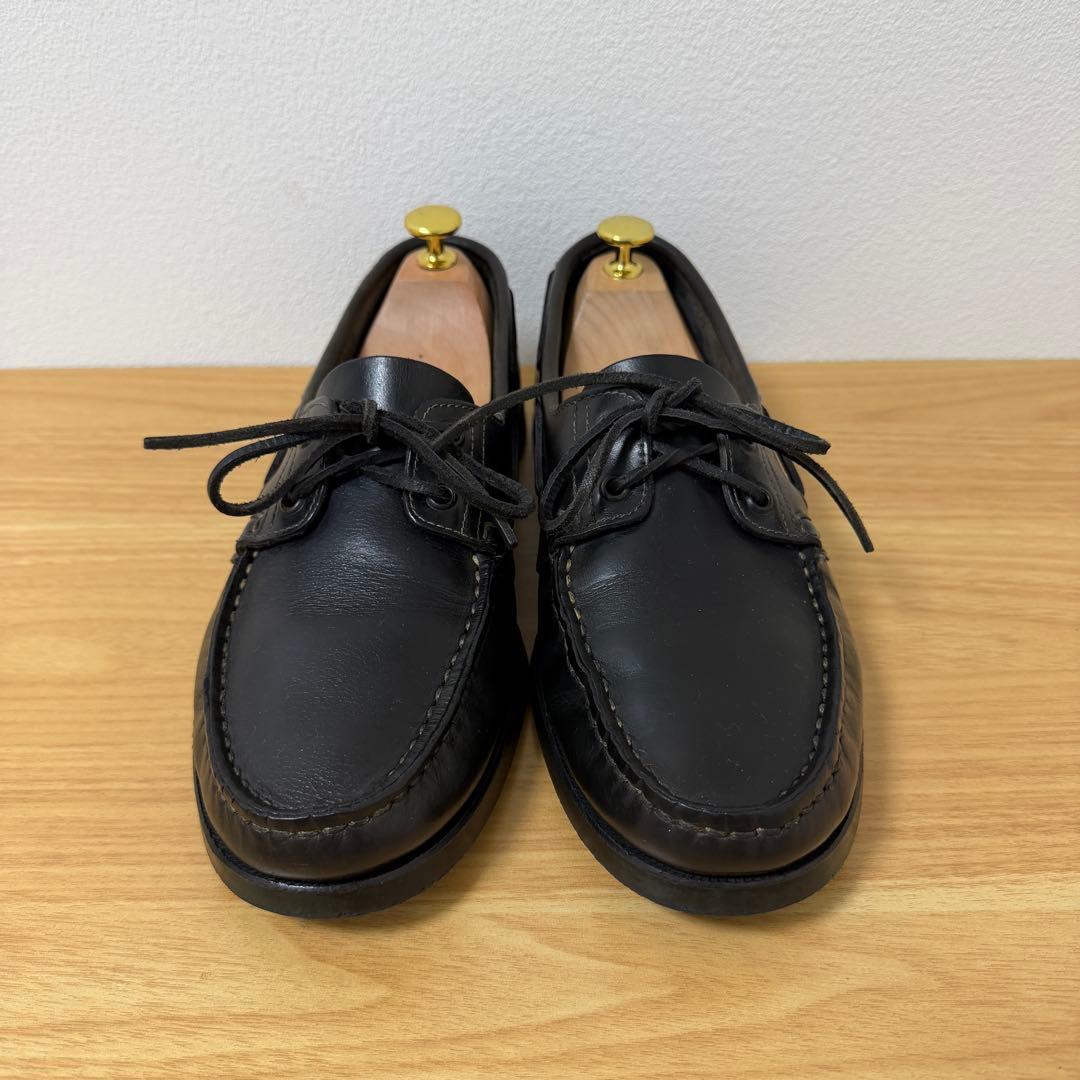 パラブーツ　バース　9サイズ　ブラック　レザー　デッキシューズ
