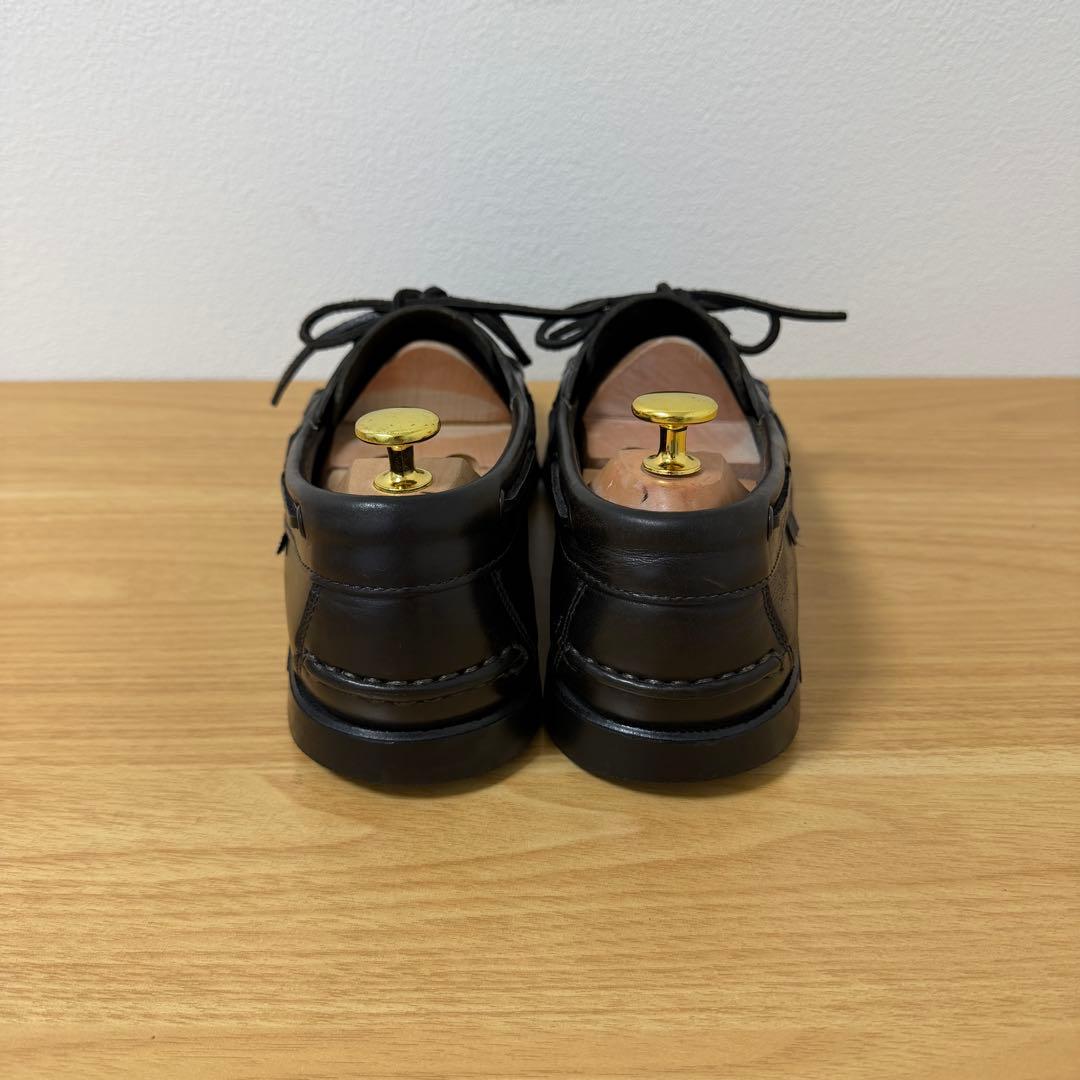 パラブーツ　バース　9サイズ　ブラック　レザー　デッキシューズ