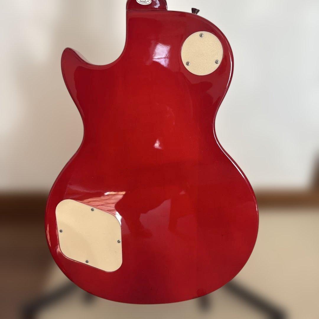 レスポールスタイル エレキギター オレンジ・レッド