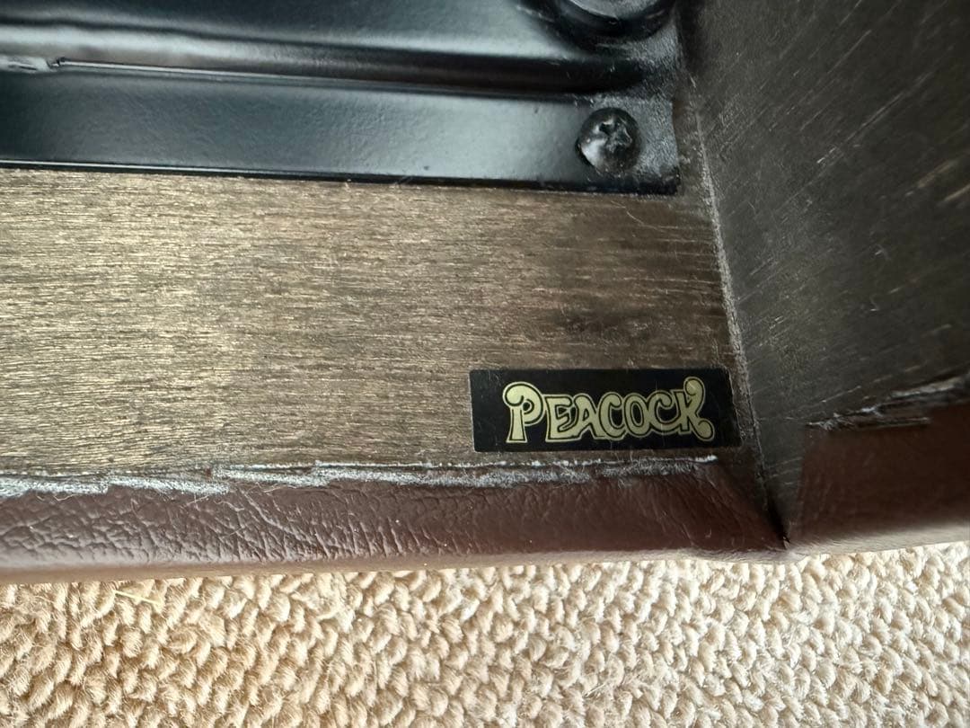 吉澤　PEACOCK ピーコックAX-100α ピアノ補助ペダル　ウォルナット