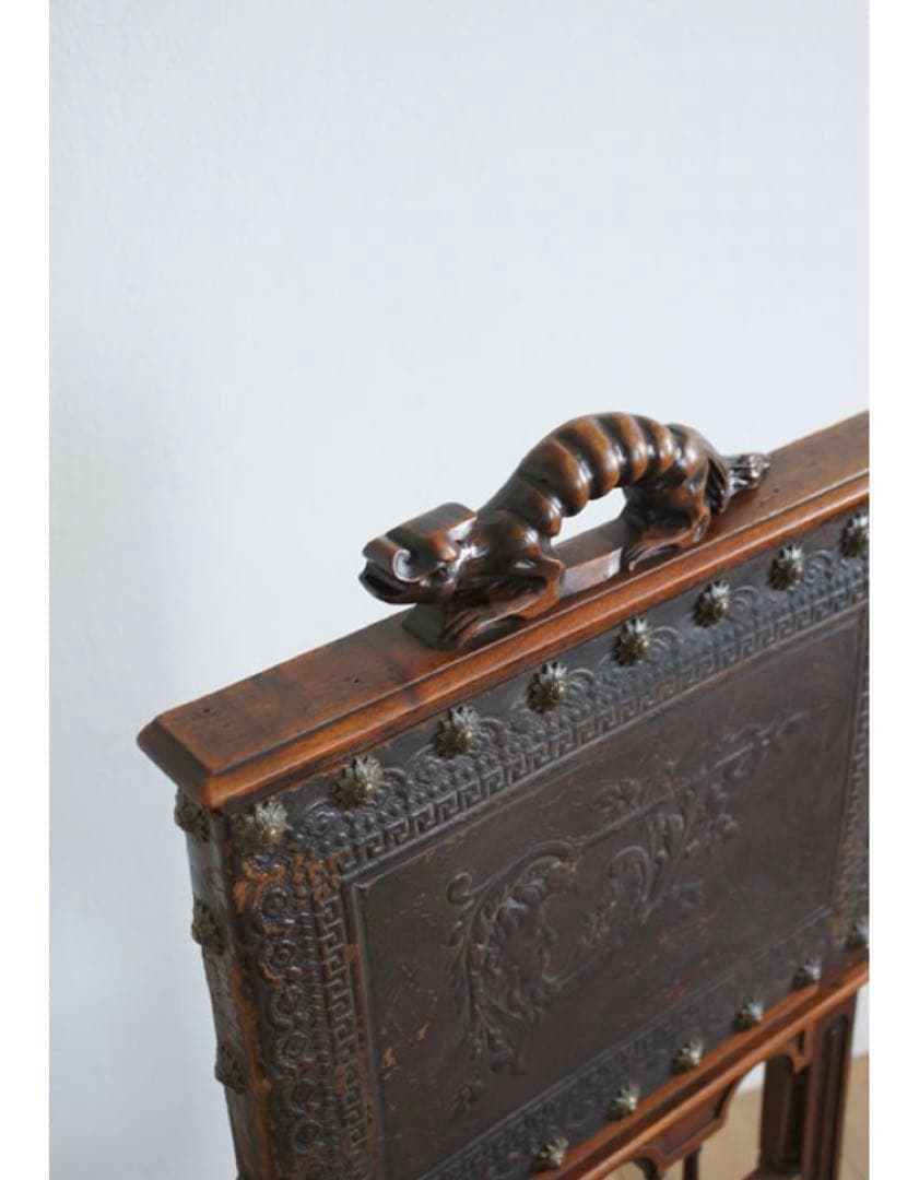 ポルトガルレザーチェア.c1 ディスプレイ用　リペア