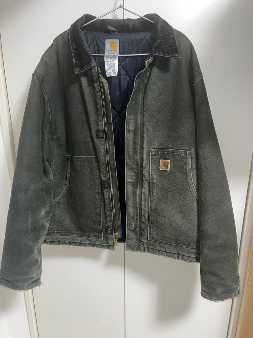 Carhartt モスグリーントラディショナルジャケット
