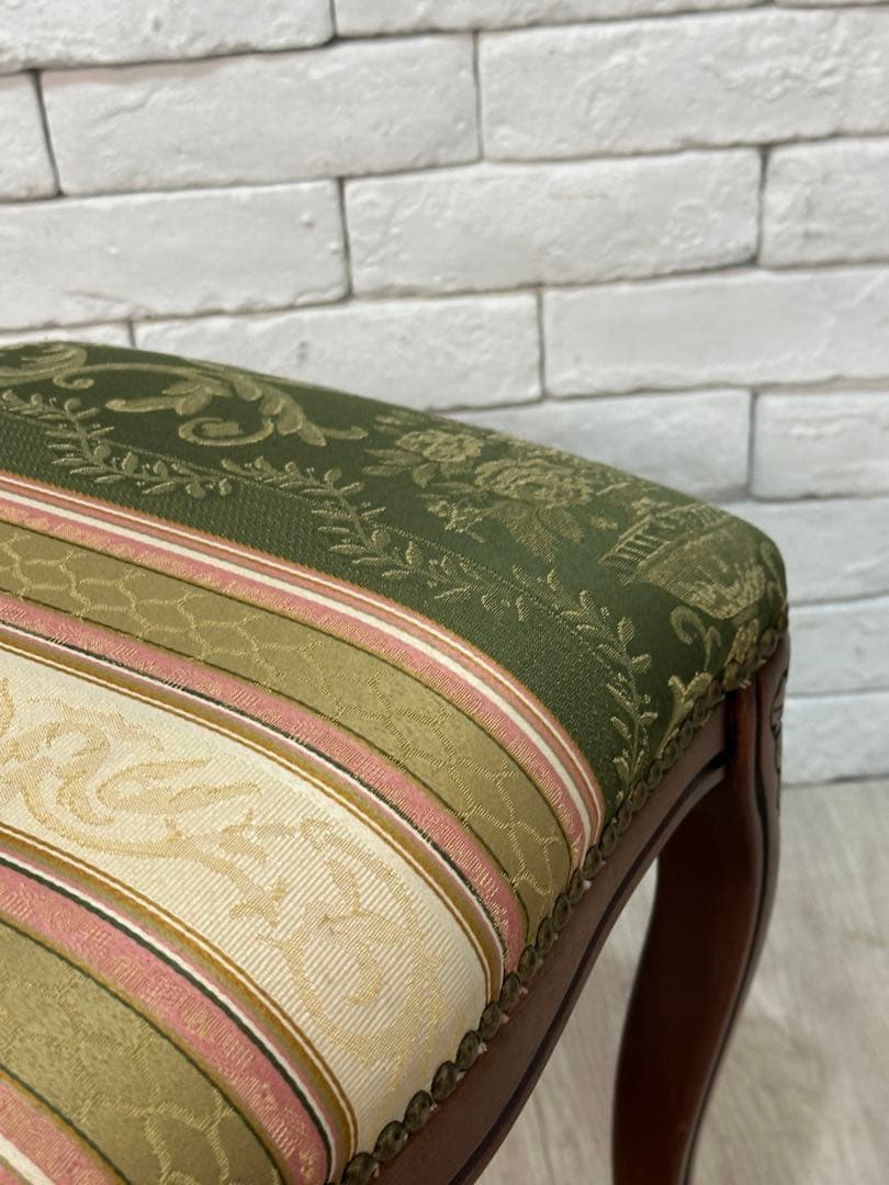 ⭐️【全国送料無料】3万円　スツール　椅子　腰掛け　猫脚　ヨーロピアン　オットマン