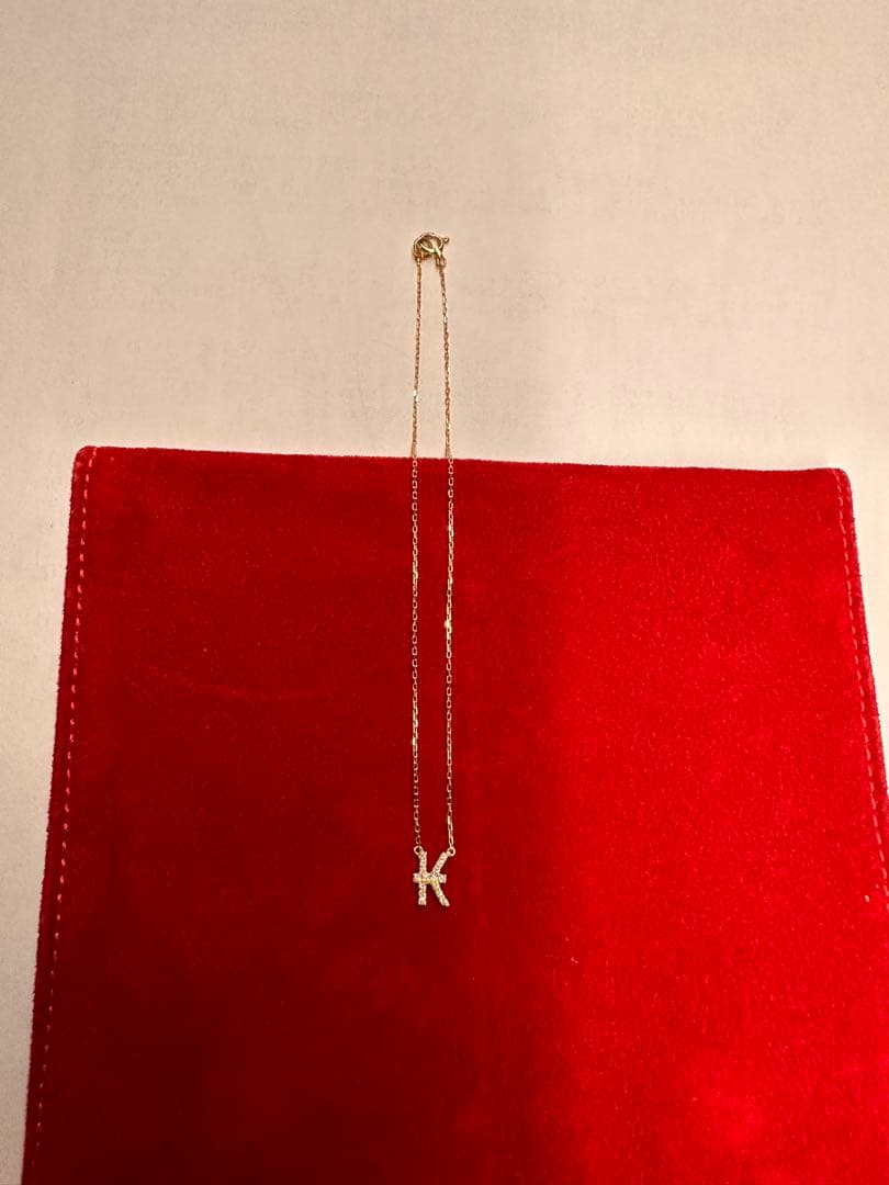 AHKAH イニシャルK K18アンクレット