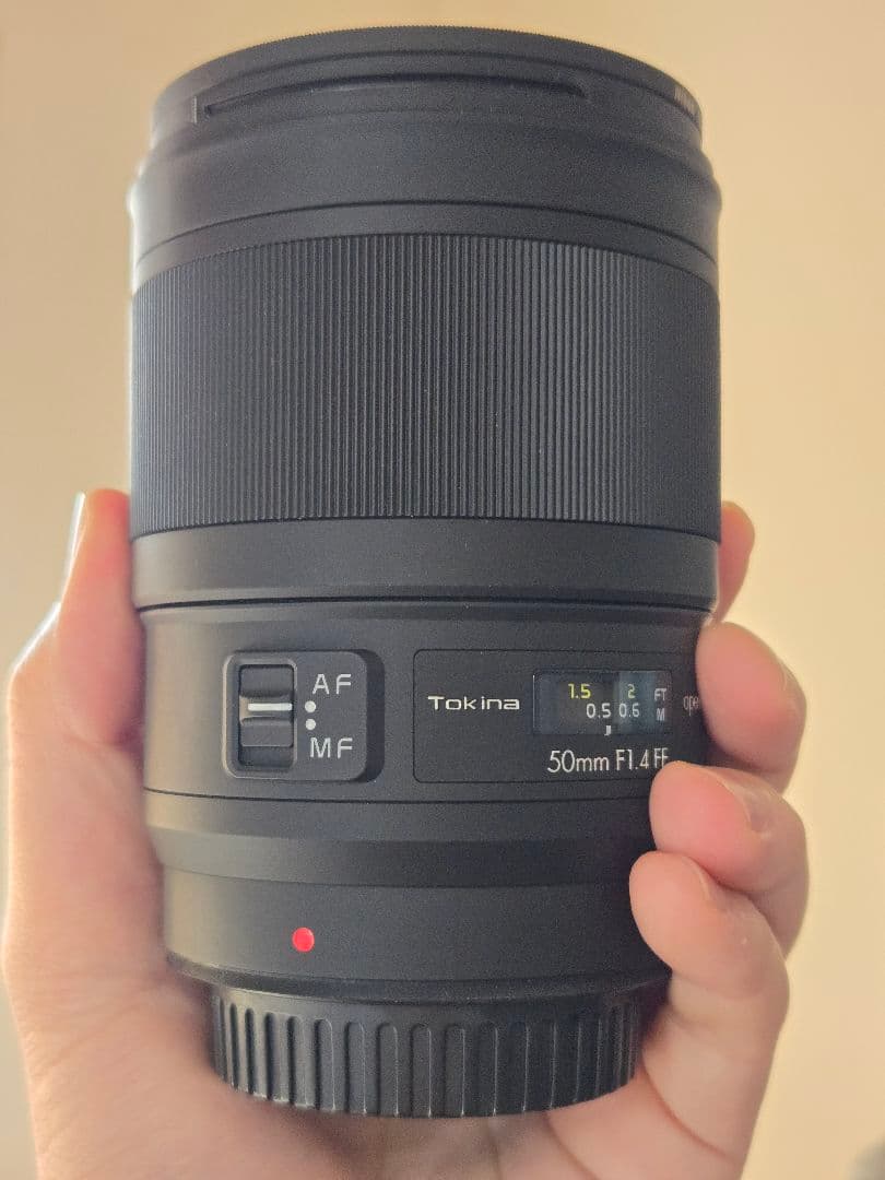 【高級フィルタ付】Tokina Opera 50mm F1.4 EFマウント用