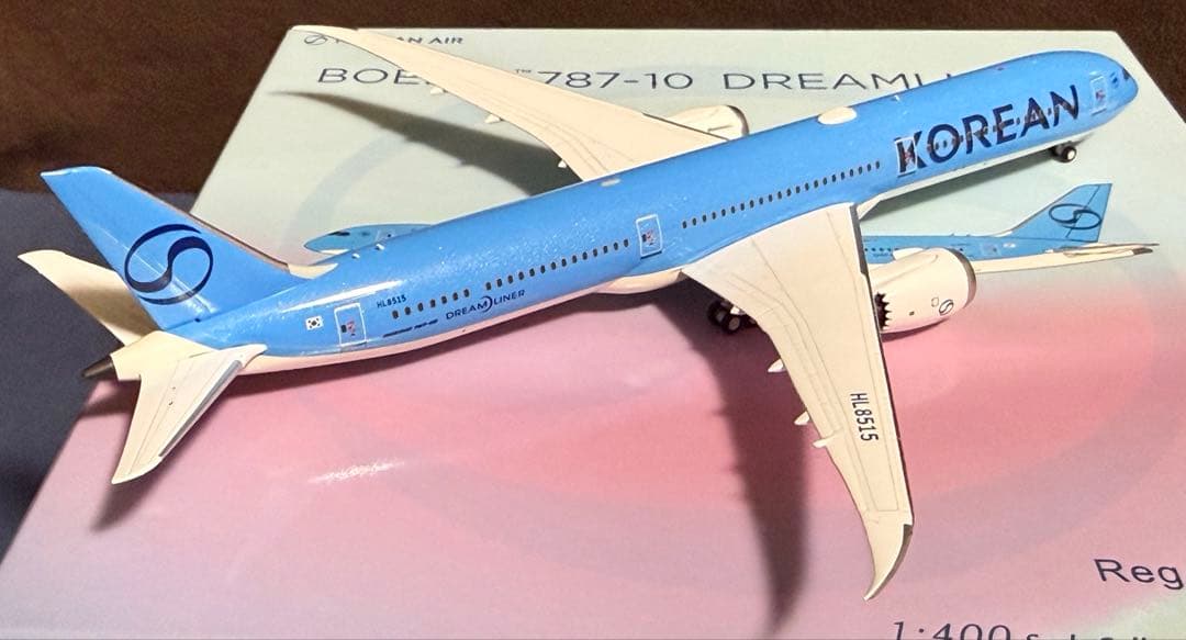 大韓航空 B787-10 新塗装 1/400 飛行機模型